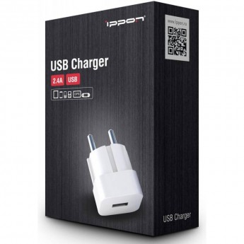 Сетевое зарядное устройство IPPON TC312W, цвет белый